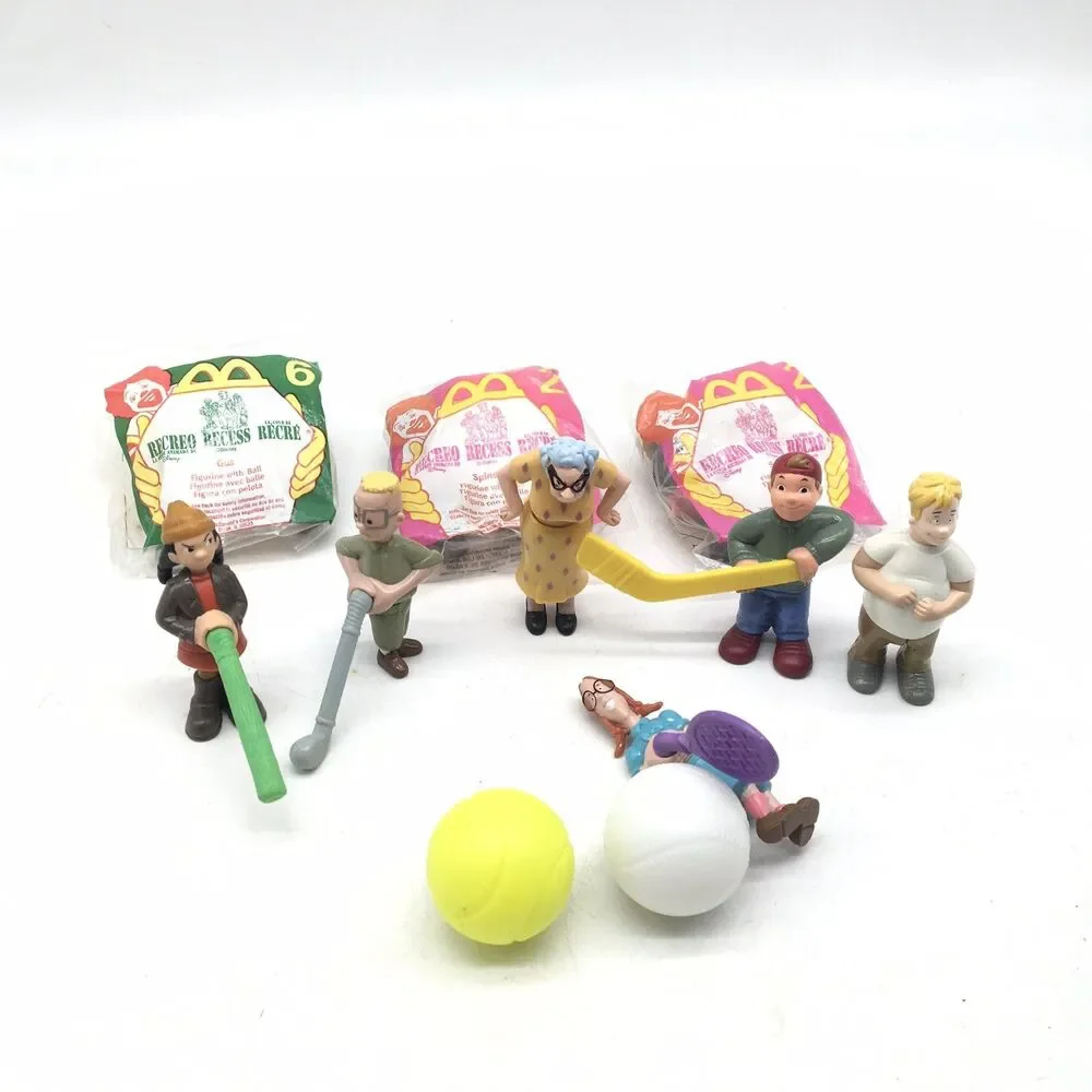 90’s VTG McDonald's Disney Recess Toys Figures Happy Meal Kids Meal Lot of 9